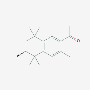 1-[(6R)-3,5,5,6,8,8-hexamethyl-6,7-dihydronaphthalen-2-yl]ethanone