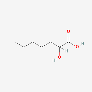 molecular formula C7H14O3 B1224754 2-Hydroxyheptanoic acid CAS No. 636-69-1