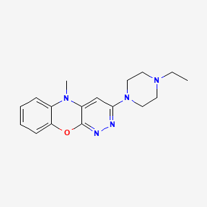 3-(4-Ethyl-1-piperazinyl)-5-methylpyridazino[3,4-b][1,4]benzoxazine