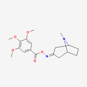 molecular formula C18H24N2O5 B1224757 Tropoxin 