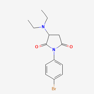 1-(4-Bromophenyl)-3-(diethylamino)pyrrolidine-2,5-dione