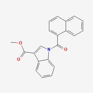 1-[1-Naphthalenyl(oxo)methyl]-3-indolecarboxylic acid methyl ester