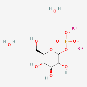 molecular formula C6H15K2O11P B1224819 alpha-Glucose-1-phosphate dipotassium dihydrate CAS No. 5996-14-5