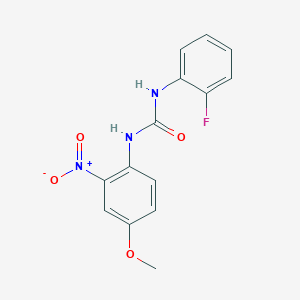 1-(2-Fluorophenyl)-3-(4-methoxy-2-nitrophenyl)urea
