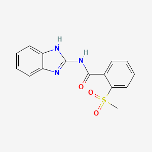 N-(1H-benzimidazol-2-yl)-2-methylsulfonylbenzamide