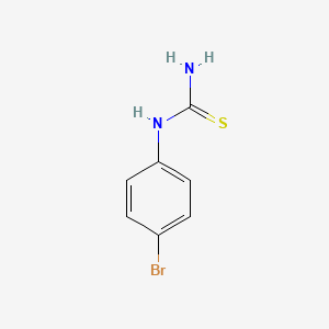 molecular formula C7H7BrN2S B1224846 4-Bromophenylthiourea CAS No. 2646-30-2