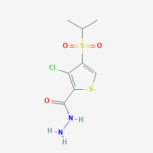 3-Chloro-4-propan-2-ylsulfonyl-2-thiophenecarbohydrazide