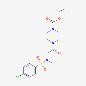 molecular formula C16H22ClN3O5S B1224862 Fluorogen binding modulator-1 