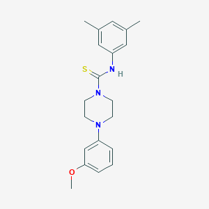 N-(3,5-dimethylphenyl)-4-(3-methoxyphenyl)-1-piperazinecarbothioamide