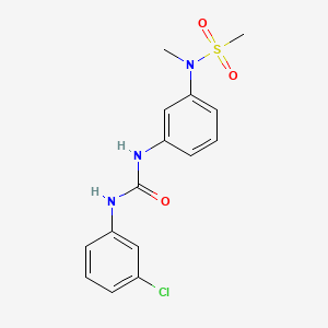 1-(3-Chlorophenyl)-3-[3-[methyl(methylsulfonyl)amino]phenyl]urea