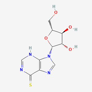 molecular formula C10H12N4O4S B1224909 6MP-阿拉伯糖苷 CAS No. 892-49-9