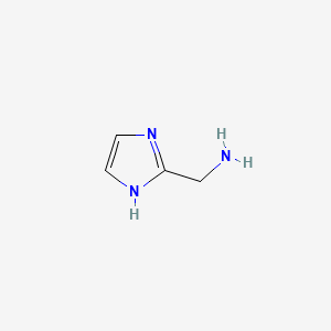 molecular formula C4H7N3 B1224924 (1H-咪唑-2-基)甲胺 CAS No. 53332-80-2