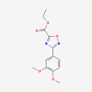 Ethyl 3-(3,4-dimethoxyphenyl)-1,2,4-oxadiazole-5-carboxylate