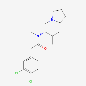 1-[(2S)-2-[Methyl[(3,4-dichlorophenyl)acetyl]amino]-3-methylbutyl]pyrrolidine