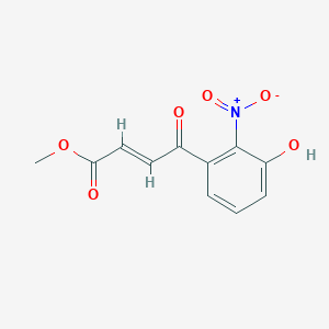 molecular formula C11H9NO6 B122499 (2E)-4-(3-Hydroxy-2-nitrophenyl)-4-oxo-2-butenoic Acid Methyl Ester CAS No. 224044-67-1