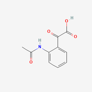 molecular formula C10H9NO4 B1225000 [2-(Acetylamino)phenyl](oxo)acetic acid CAS No. 32375-61-4
