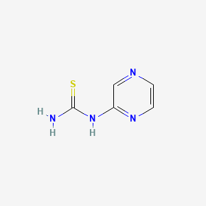 molecular formula C5H6N4S B1225023 N-Pyrazinylthiourea CAS No. 31437-05-5