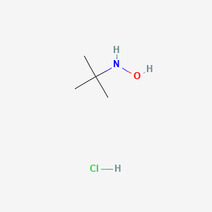 molecular formula C4H12ClNO B1225044 N-(tert-Butyl)hydroxylamine hydrochloride CAS No. 57497-39-9