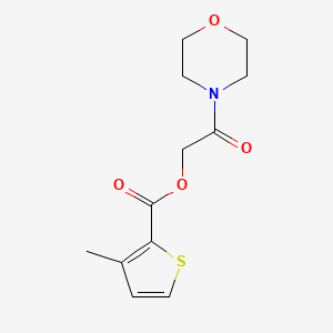 3-Methyl-2-thiophenecarboxylic acid [2-(4-morpholinyl)-2-oxoethyl] ester
