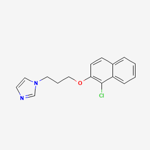 1-[3-[(1-Chloro-2-naphthalenyl)oxy]propyl]imidazole