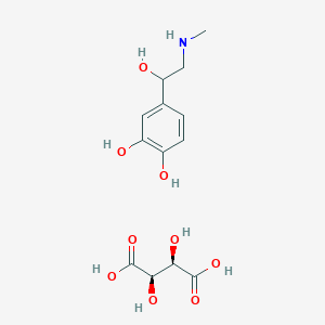 (+-)-4-(1-Hydroxy-2-(methylamino)ethyl)-1,2-benzenediol
