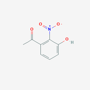 molecular formula C8H7NO4 B122511 1-(3-羟基-2-硝基苯基)乙酮 CAS No. 53967-72-9