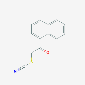 molecular formula C13H9NOS B1225139 2-(1-萘基)-2-氧乙基硫氰酸酯 CAS No. 139679-35-9