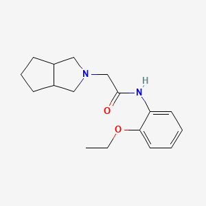 molecular formula C17H24N2O2 B12251405 N-(2-ethoxyphenyl)-2-{octahydrocyclopenta[c]pyrrol-2-yl}acetamide 