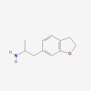 molecular formula C11H15NO B122515 6-(2-氨基丙基)-2,3-二氢苯并呋喃 CAS No. 152623-93-3