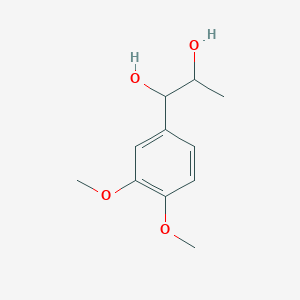 molecular formula C11H16O4 B122517 Methyl isoeugenol glycol CAS No. 20133-19-1
