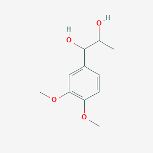 B122517 1-(3,4-Dimethoxyphenyl)propane-1,2-diol CAS No. 20133-19-1