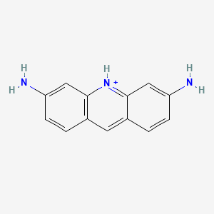 molecular formula C13H12N3+ B1225190 3,6-Diaminoacridinium 