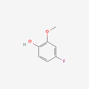 molecular formula C7H7FO2 B1225191 4-Fluoro-2-methoxyphenol CAS No. 450-93-1