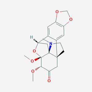 molecular formula C20H23NO6 B122520 periglaucine B CAS No. 1025023-05-5