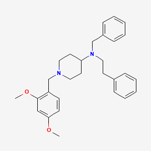 molecular formula C29H36N2O2 B1225237 N-BENZYL-N-[1-(2,4-DIMETHOXYBENZYL)-4-PIPERIDYL]-N-PHENETHYLAMINE 