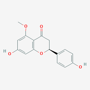 molecular formula C16H14O5 B122524 5-O-Methylnaringenin CAS No. 61775-19-7
