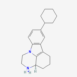 molecular formula C20H27N2+ B1225244 （R）-四吲哚(1+) 