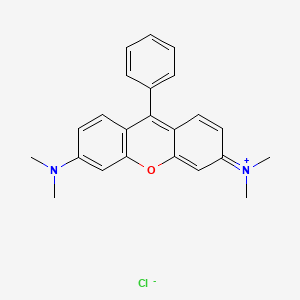 molecular formula C23H23ClN2O B1225256 Tetramethylrosamine chloride CAS No. 6837-70-3