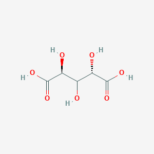 molecular formula C5H8O7 B1225264 D-arabinaric acid 
