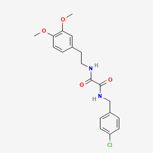 N'-[(4-chlorophenyl)methyl]-N-[2-(3,4-dimethoxyphenyl)ethyl]oxamide