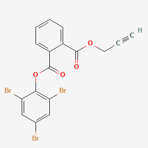 molecular formula C17H9Br3O4 B1225331 2-Propyn-1-yl 2,4,6-tribromophenyl phthalate 