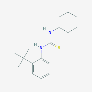 molecular formula C17H26N2S B1225400 1-(2-Tert-butylphenyl)-3-cyclohexylthiourea 