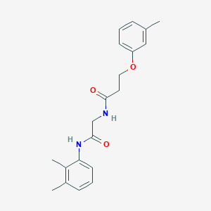 molecular formula C20H24N2O3 B1225404 N-[2-(2,3-dimethylanilino)-2-oxoethyl]-3-(3-methylphenoxy)propanamide 