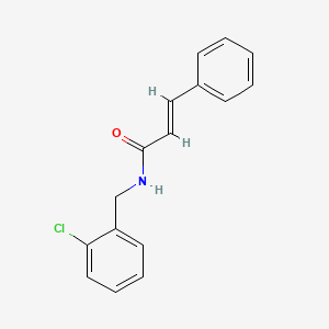 molecular formula C16H14ClNO B1225440 N-(2-Chlorobenzyl)cinnamamide 