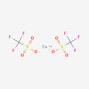 molecular formula C2CuF6O6S2 B1225441 Copper(II) trifluoromethanesulfonate CAS No. 34946-82-2