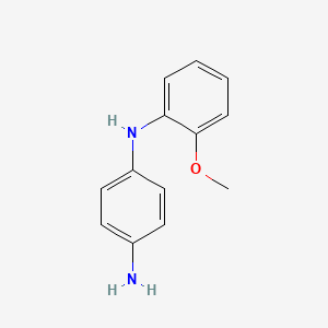 molecular formula C13H14N2O B1225475 N-(2-Methoxy-phenyl)-benzene-1,4-diamine CAS No. 5840-11-9