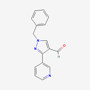 1-benzyl-3-pyridin-3-yl-1H-pyrazole-4-carbaldehyde