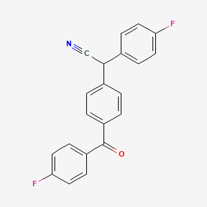 2-[4-(4-Fluorobenzoyl)phenyl]-2-(4-fluorophenyl)acetonitrile