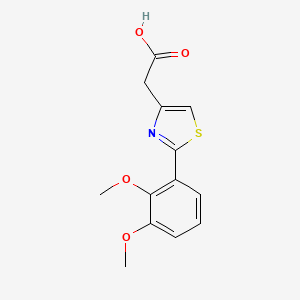 [2-(2,3-Dimethoxyphenyl)-1,3-thiazol-4-yl]acetic acid