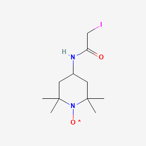 molecular formula C11H21IN2O2 B1225492 4-(2-Iodoacetamido)-TEMPO CAS No. 25713-24-0